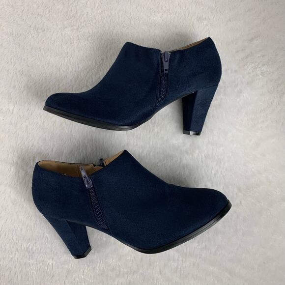 Journee Collection Women's Sanzi Side Zip Ankle Booties Size 6.5 - Picture 4 of 7